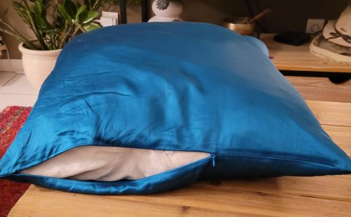 Taie d'oreiller en soie homme (6A/22 mommes) TELOS photo review